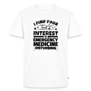 Cadeau amusant de médecine d’urgence - T-shirt Premium bio Homme - blanc - Devant - Nico (187cm)