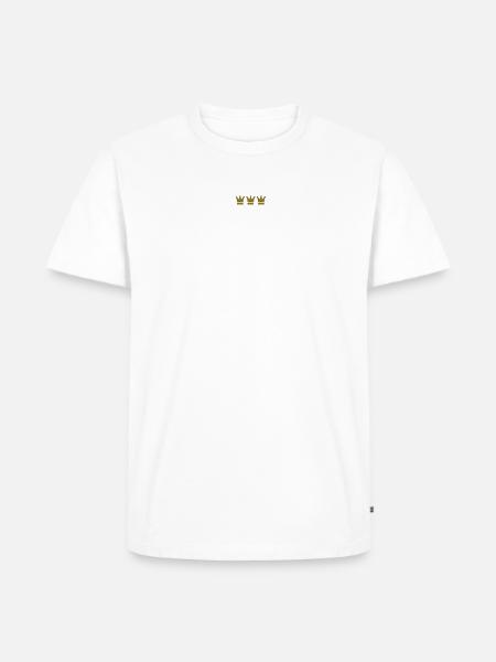 Verdötschter Jeck (Köln/Kölsch/Karneval) - Männer Premium Bio T-Shirt - Weiß