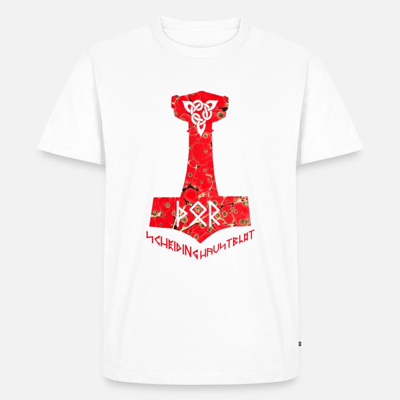 mabon scheiding haustblot e 245 - Männer Premium Bio T-Shirt - Weiß