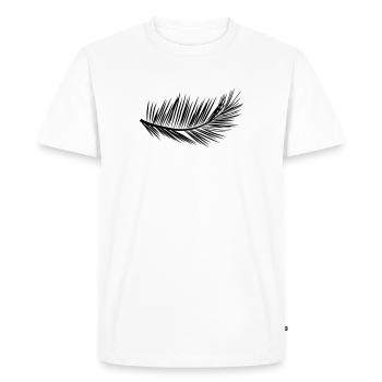 Palme vacances cadeau idée - T-shirt Premium bio Homme - blanc - Devant - Nico (187cm)