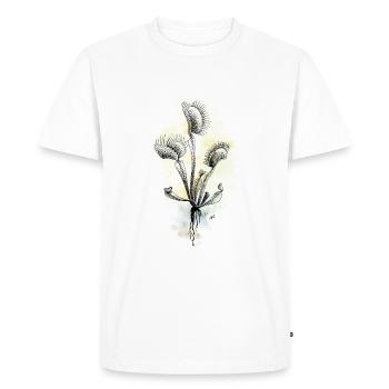 Venus flytrap - Men's Premium Organic T-Shirt - white - Front - Nico (187cm)