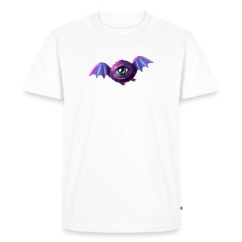 chauve-souris borgne - T-shirt Premium bio Homme - blanc - Devant - Nico (187cm)