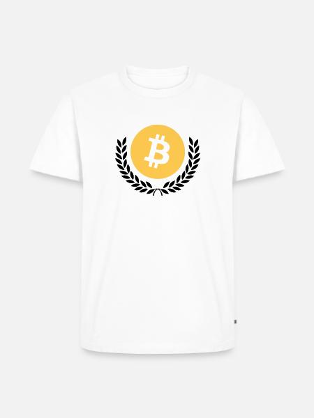 bitcoin - Men's Premium Organic T-Shirt -