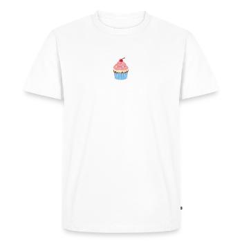 Formula For Happiness (Cupcake) - T-shirt Premium bio Homme - blanc - Devant - Nico (187cm)
