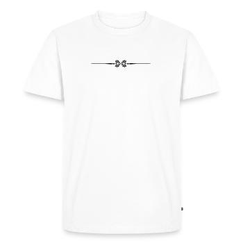 Separation line · Headers · Frames - Men's Premium Organic T-Shirt - white - Front - Nico (187cm)