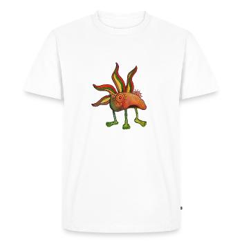 dessin animé créatif - T-shirt Premium bio Homme - blanc - Devant - Nico (187cm)