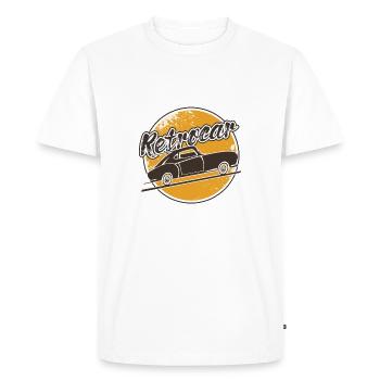 oldtimer - Men's Premium Organic T-Shirt - white - Front - Nico (187cm)