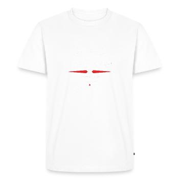 Thérapie- Besoin d'aller à la pêche - T-shirt Premium bio Homme - blanc - Devant - Nico (187cm)