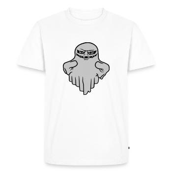 Evil Floating Spirit Comic - Men's Premium Organic T-Shirt - white - Front - Nico (187cm)