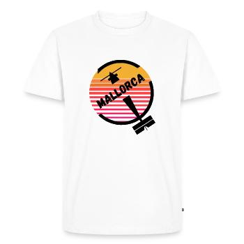 Palma de Mallorca Majorca Balearic Islands Airplane Sun - Men's Premium Organic T-Shirt - white - Front - Nico (187cm)