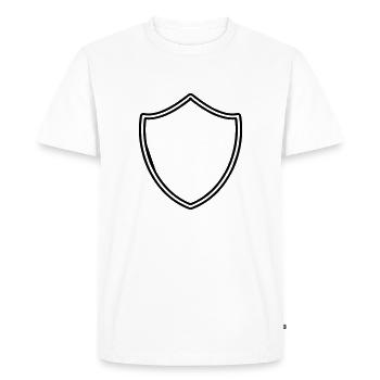 Armoiries du bouclier - T-shirt Premium bio Homme - blanc - Devant - Nico (187cm)