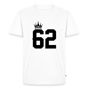62 - T-shirt Premium bio Homme - blanc - Devant - Nico (187cm)