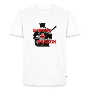 Strings Of Passion - Men's Premium Organic T-Shirt - white - Front - Nico (187cm)