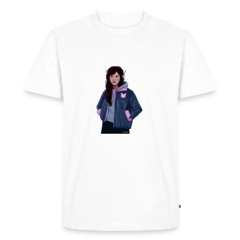 D Va - T-shirt Premium bio Homme - blanc - Devant - Nico (187cm)