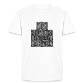 XentriK Soundsystem - T-shirt Premium bio Homme - blanc - Devant - Nico (187cm)