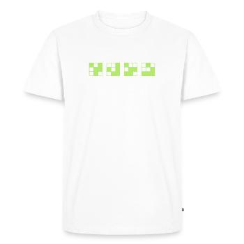 Conception ringarde "continue - ou glisse" - T-shirt Premium bio Homme - blanc - Devant - Nico (187cm)