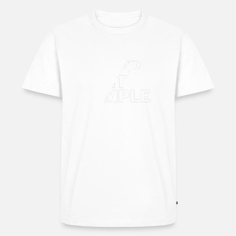Keep it Simple - Männer Premium Bio T-Shirt - undefined