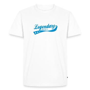 legendary ... wait for it ... retro - T-shirt Premium bio Homme - blanc - Devant - Nico (187cm)