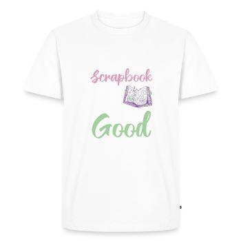 Faire de l’artisanat - T-shirt Premium bio Homme - blanc - Devant - Nico (187cm)