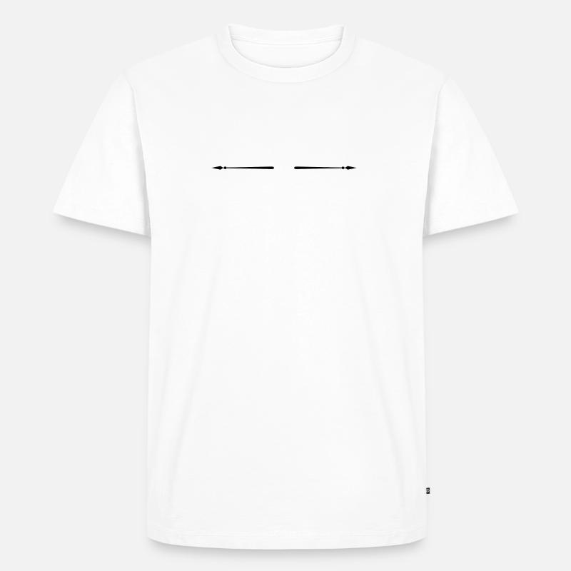 Separation line · Headers · Frames - Men's Premium Organic T-Shirt - white