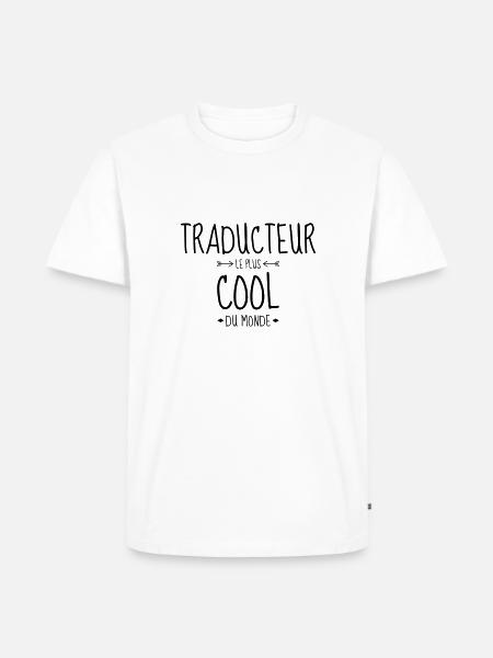 Übersetzer / Übersetzerin / Übersetzung / - Männer Premium Bio T-Shirt - Weiß