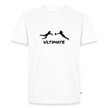 Ultimate Frisbee - Women - T-shirt Premium bio Homme - blanc - Devant - Nico (187cm)