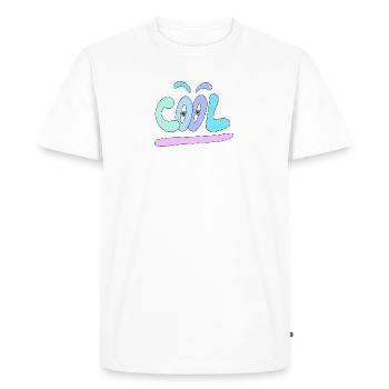 Cool - T-shirt Premium bio Homme - blanc - Devant - Nico (187cm)