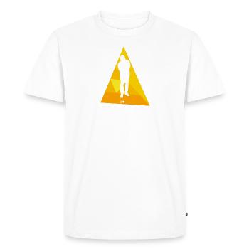Golf Golfer Golf Ball Golf Club - T-shirt Premium bio Homme - blanc - Devant - Nico (187cm)