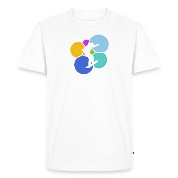 Snowboard Snowboarder Snowboarder - T-shirt Premium bio Homme - blanc - Devant - Nico (187cm)