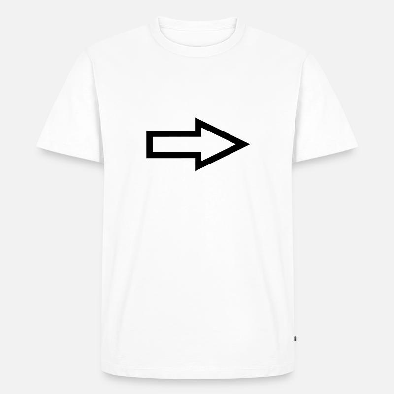 pfeil - Männer Premium Bio T-Shirt - undefined