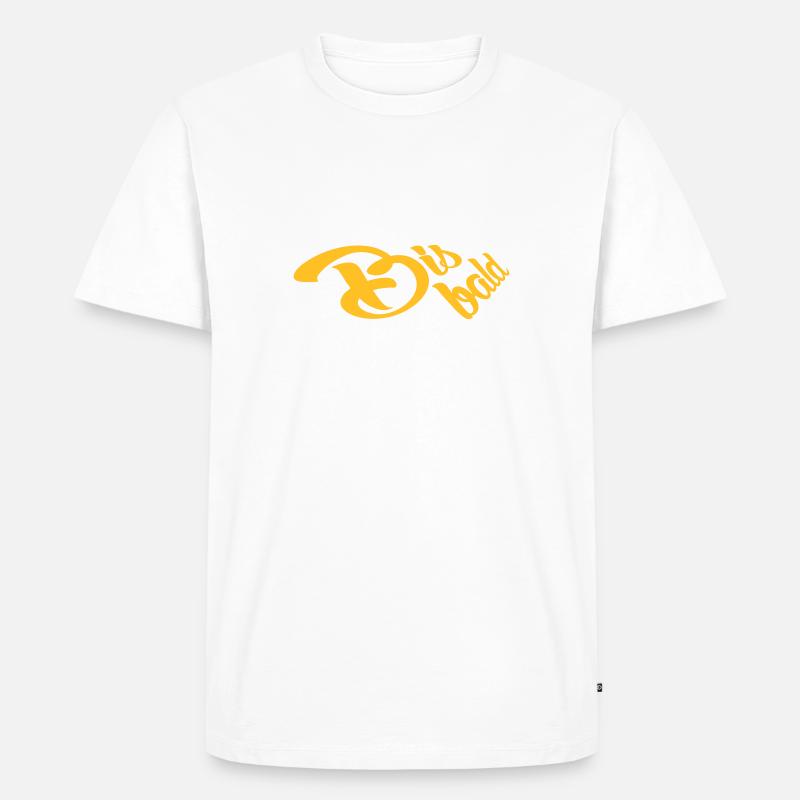 Bis bald - Männer Premium Bio T-Shirt - Weiß