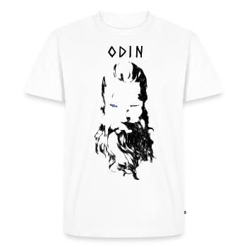 Odin - Men's Premium Organic T-Shirt - white - Front - Nico (187cm)