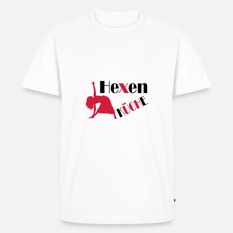 kochen - Männer Premium Bio T-Shirt - Weiß
