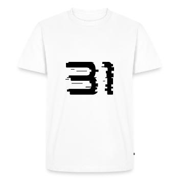 31 - T-shirt Premium bio Homme - blanc - Devant - Nico (187cm)