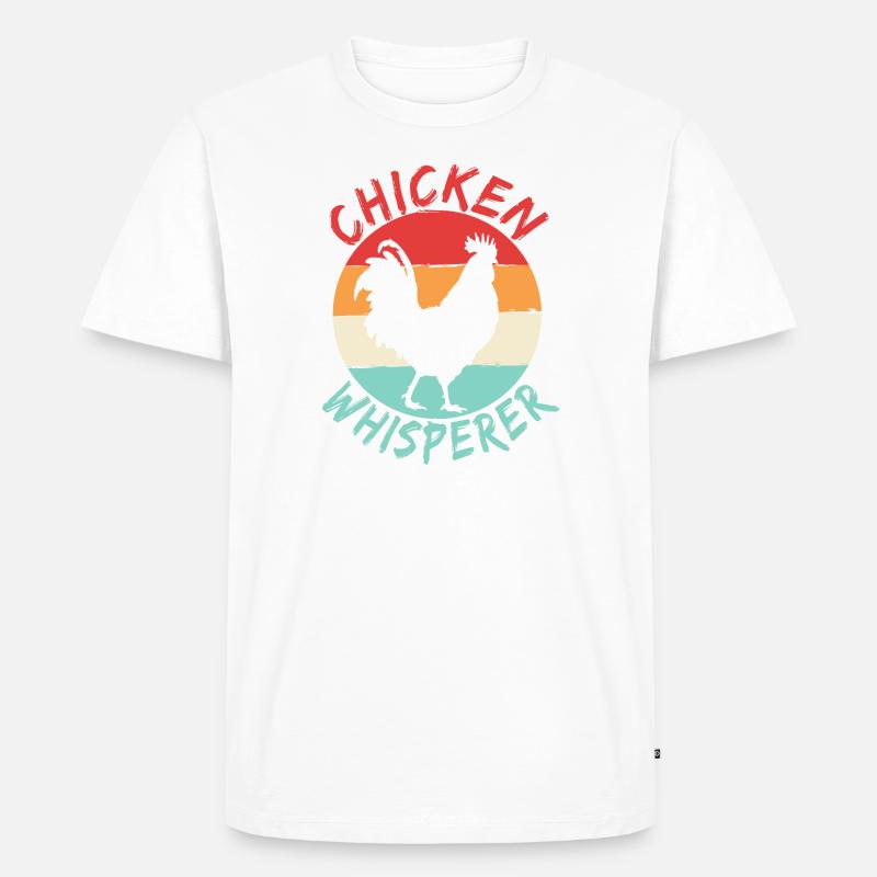 Hühnerflüsterer Chicken Whisperer - Männer Premium Bio T-Shirt - undefined