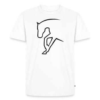 sliding stop - Men's Premium Organic T-Shirt - white - Front - Nico (187cm)