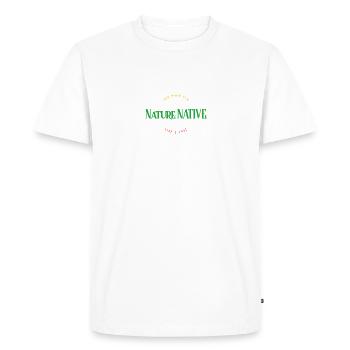la nature - T-shirt Premium bio Homme - blanc - Devant - Nico (187cm)