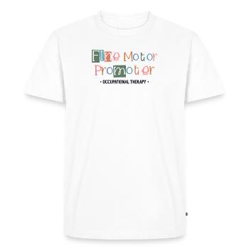 Promoteur de motricité fine ergothérapie ergothérapie - T-shirt Premium bio Homme - blanc - Devant - Nico (187cm)