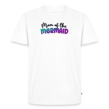 Mom Of The Mermaid Girl Family Matching Mermaid - Men's Premium Organic T-Shirt - white - Front - Nico (187cm)