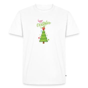 Noël Hygge - T-shirt Premium bio Homme - blanc - Devant - Nico (187cm)