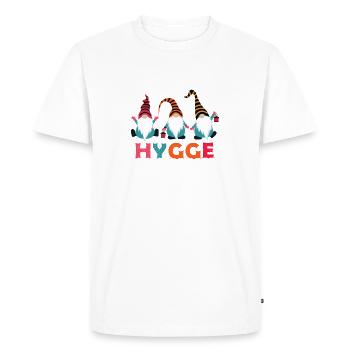Noël Hygge - T-shirt Premium bio Homme - blanc - Devant - Nico (187cm)