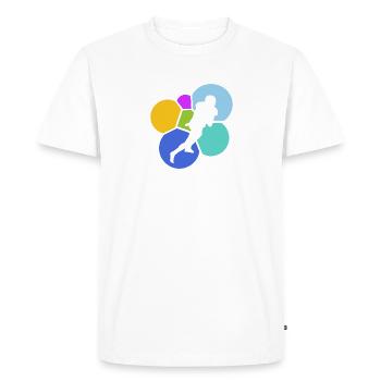 American Football Football Player Footballer - Men's Premium Organic T-Shirt - white - Front - Nico (187cm)