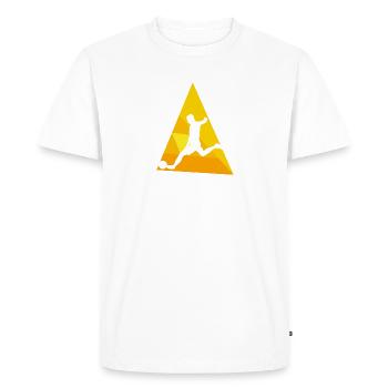 Footballeur Kicker Footballeur - T-shirt Premium bio Homme - blanc - Devant - Nico (187cm)