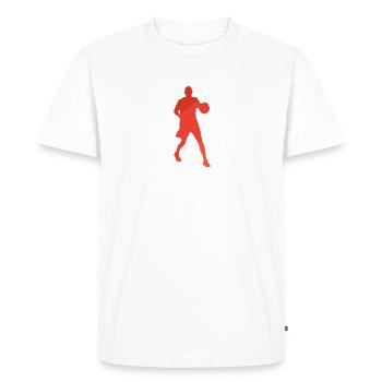 Basketball Dunk Hooping - Men's Premium Organic T-Shirt - white - Front - Nico (187cm)