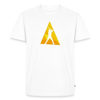 Baseball Baseball Bat Fielding - T-shirt Premium bio Homme - blanc - Devant - Nico (187cm)