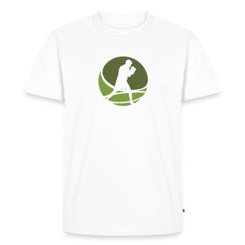 Boxe Match Boxe Match Boxeur - T-shirt Premium bio Homme - blanc - Devant - Nico (187cm)