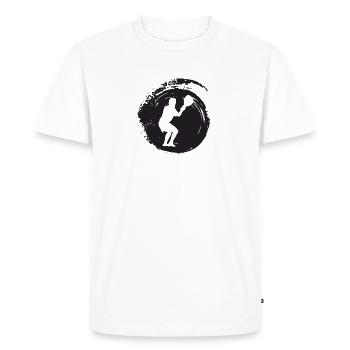 Lacrosse Lacrosse Raquette Lacrosse - T-shirt Premium bio Homme - blanc - Devant - Nico (187cm)