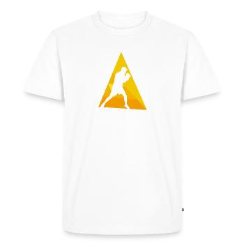 Boxe Jab Match de boxe - T-shirt Premium bio Homme - blanc - Devant - Nico (187cm)