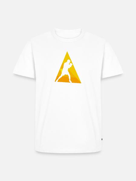 Boxing Jab Boxkampf - Männer Premium Bio T-Shirt - Weiß
