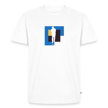 Balle de golf Golfeur Balle de golf - T-shirt Premium bio Homme - blanc - Devant - Nico (187cm)